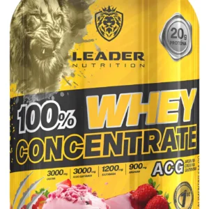 WHEY 100% LEADER MORANGO