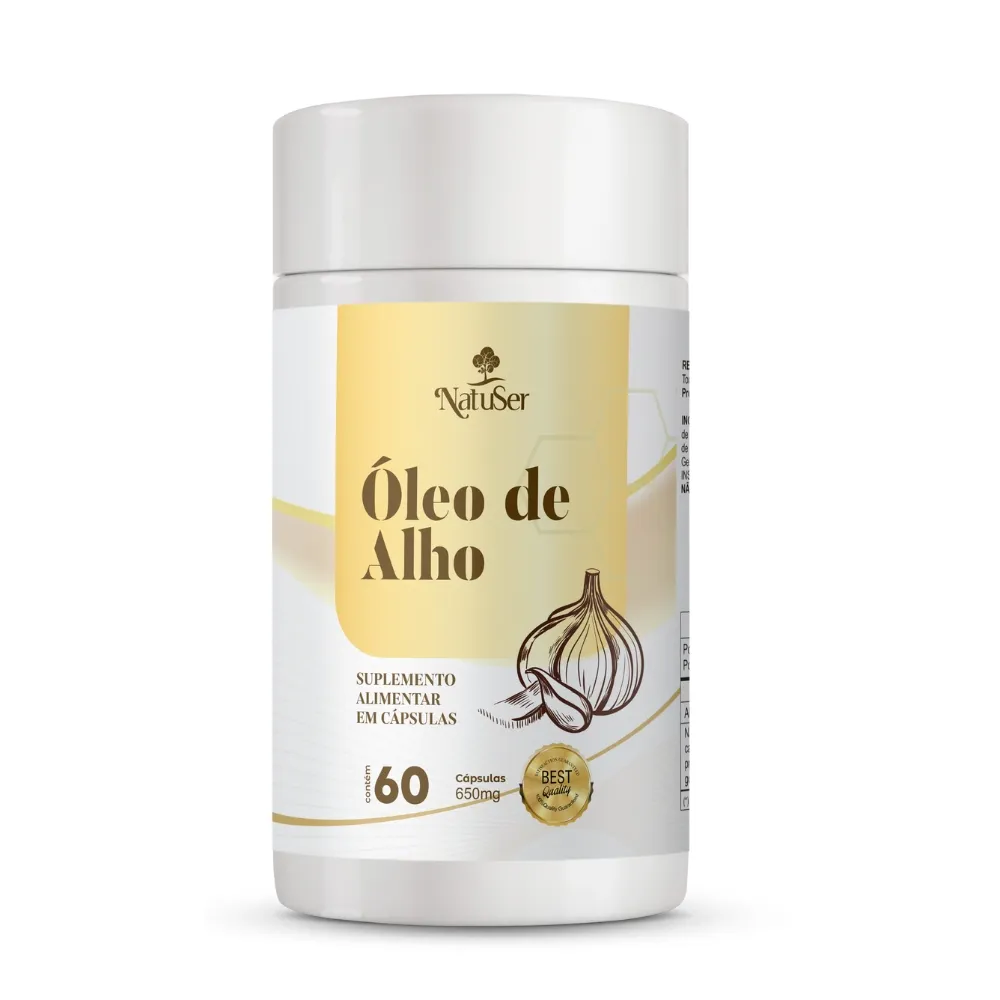 ÓLEO DE ALHO 60 CAPS 650MG